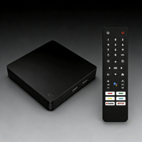 Prix d'usine HLQ-X5 Boîtier TV Android 15 Amlogic S905L Quad-Core 4K Double Wi-Fi 2 Go 8 Go avec télécommande vocale et boutons avant/arrière