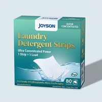 Cartons pliables écologiques personnalisés avec gaufrage et revêtement UV pour l'emballage des bandes de lessive
