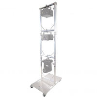 Structure de scène DJ en alliage d'aluminium certifiée TUV, pliable, portable, avec connecteur supérieur en U, pour éclairage de scène mobile et affichage