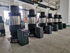 Pompe à eau submersible basse pression à grand débit de capacité de tête élevée pour les étangs de crevettes de poissons d'aquaculture et l'irrigation agricole - Product Image 4