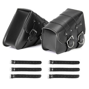 Alforjas para Motocicleta, Bolsa de Equipaje de Cuero PU para Motocicleta y Vehículos Eléctricos - Product Image 1