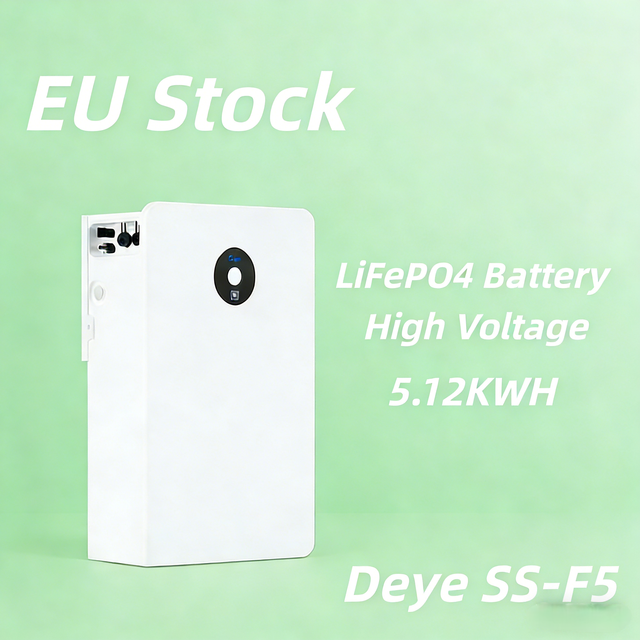 Deye ESS 5kWh SS-F5 256V 20AH High Voltage Solar Lithium LiFePO4 Battery Home Energy Storage Solution EU Stock