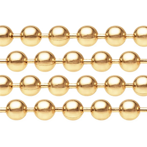 Collier chaîne à billes en <span class=keywords><strong>or</strong></span> <span class=keywords><strong>massif</strong></span> 14 carats 1MM/1.2MM/1.5MM Collier à billes <span class=keywords><strong>Bracelet</strong></span> Chaîne à billes Fournisseurs pour la fabrication de bijoux - Product Image 6