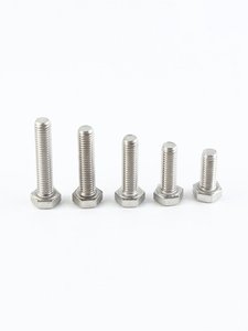 도매 스테인리스 스틸 육각 볼트, 전체 나사산 플레인 마감, 8등급, ISO9001 표준 사이즈 - Product Image 6