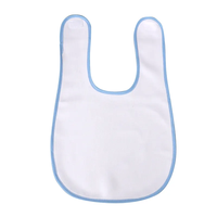 Nouveau design, bavoir pour bébé en tissu à sublimation avec fermeture auto-agrippante, vente en gros