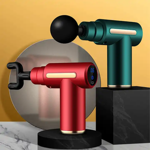 Venta al por mayor Mini pistola de masaje con 6 niveles de velocidad y 4 cabezales de masaje para el Alivio del cuerpo en la oficina del gimnasio o el hogar - Product Image 2