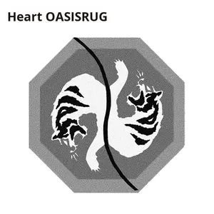 Alfombra de Fieltro Hecha a Mano con Diseño del Zodiaco de <span class=keywords><strong>Jackie</strong></span> <span class=keywords><strong>Chan</strong></span>, Regalo Creativo, Recuerdo de la Infancia, Alfombra Universal para las Cuatro Estaciones - Product Image 6