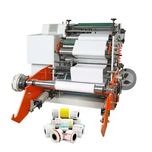 中国专业自动分切纸标签塑料薄膜分切机复卷机和分切机