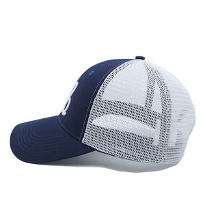 Casquette trucker à 6 panneaux en mesh avec broderie 3D Color Block, personnalisable, haute qualité, 100% coton, ajustable pour hommes et femmes - Product Image 3
