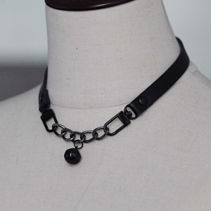 Collana girocollo in pelle dolce e scura con personalità girocollo di lusso di nicchia girocollo collo collo a clavicola femminile - Product Image 5