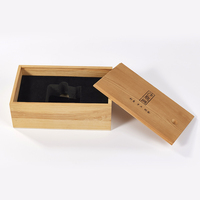 Boîte en bois écologique avec couvercle coulissant, logo personnalisé, organisateur de souvenirs décoratif, finition naturelle