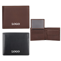 Dompet Kulit Tipis Anti-RFID Gaya Vintage untuk Pria dengan Teknologi Pemblokiran RFID untuk Mencegah Pembajakan Elektronik saat Bepergian