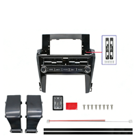 Layar 12.3 Inci ABS Matte Finish Android Car Stereo DVD Player Frame untuk Radio Mobil 2015-2018