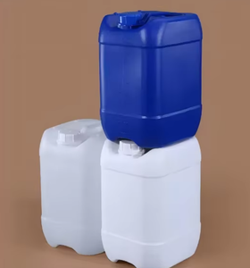 Baril carré de tambour en plastique recyclable de catégorie comestible de HDPE <span class=keywords><strong>bleu</strong></span> blanc de 20 <span class=keywords><strong>litres</strong></span> pour le pétrole et les produits chimiques - Product Image 6