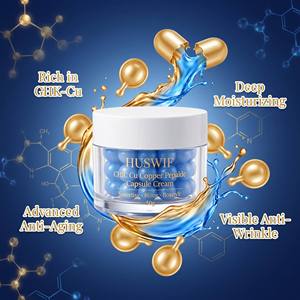 Crema Viso Antietà Riparatrice della Barriera Cutanea con Peptidi di Rame Blu GHK-Cu 5000ppm, 50g, a Marchio Privato - Product Image 6