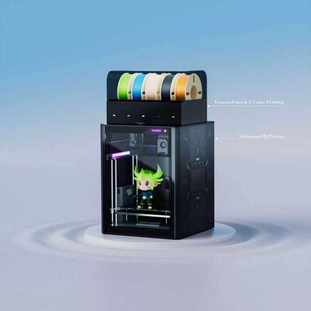 New Original 3D Impresora Machine High Temp 450c Enclosed Desktop Multicolor FDM 3D Printer