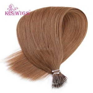Cabello Liso Natural Virgen Remy Chino 100% al por Mayor con Anillo Nano, Cutícula Alineada, Doble Trama, Sin Caída, Color con Mechas - Product Image 6
