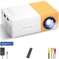Proyector YG300 de Alta Resolución, Mini Proyector Inteligente Portátil Android, Pantalla de Video, Cine en Casa, Proyector Ligero