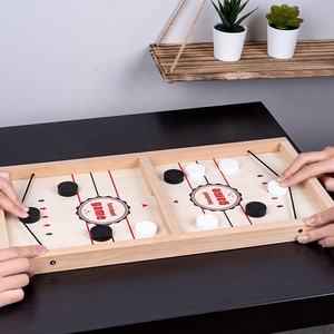 Rapide Puck Table <span class=keywords><strong>Jeu</strong></span> Paced Gagnant Hockey Football Conseil Famille Enfant Fête Jouets Amusants - Product Image 3