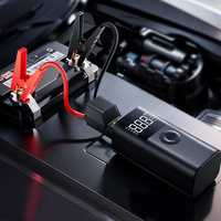 Multi Function Portable 6000MAh Car Jump Starter with Air Compressor Light Tire Inflator