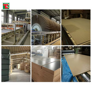 Panel de TV de MDF flexible de 18 mm para proveedores, tipo slatwall, tipo caja, de tablero E1, HDF de 40 mm, madera de 3 mm, Etiopía, 7x9 pies, MDF - Product Image 3