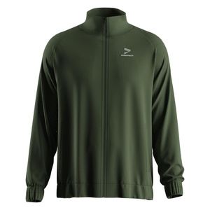 Veste de sport en nylon haute performance avec ventilation perforée au laser au dos et aux coudes, respirante, séchage rapide, légère - Product Image 6