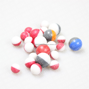 Inerte 043 068 Calibre Powder Ball Training Paintballs Bolas de plástico de colores con orificio opcional - Product Image 4