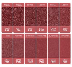 240pcs-सेट 1920pcs-carton 5-8 <span class=keywords><strong>h</strong></span> सैंडिंग डिस्क हुक और लूप एल्यूमीनियम ऑक्साइड 40 60 80 100 120 150 180 240 320 400 600 800 ग्रिट - Product Image 2