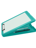 Boîte de rangement pour presse-papiers format A4, en plastique PP, avec planche d'écriture durable en mousse, idéale pour le bureau, les documents, la remplissage de formulaires et le travail sur le terrain