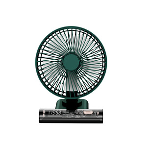 Beien Intelligent Desktop Fan 214x164x109mm USB Powered Oscillating With <b>Clock</b> Display For Office Use - Product Image 1