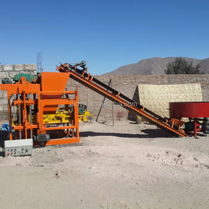 Qtj 4-28เครื่องผลิตอิฐซีเมนต์บล็อกปูนปูนสำหรับปูพื้นและปูพื้น - Product Image 1