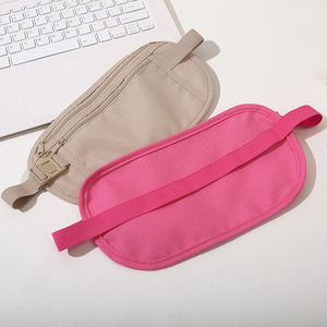 กระเป๋าคาดเอวแบบซ่อนน้ำหนักเบาที่ใส่หนังสือเดินทางที่ปลอดภัยชุดชั้นในกระเป๋าคาดเอวกระเป๋าคาดเอวแบบบางน้ำหนักเบาสำหรับเดินทางเข็มขัดเงิน - Product Image 4