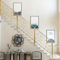 Rampe de balcon en alliage d'aluminium Rampe d'escalier Décoration Simple Moderne Appartement Durable Installation Facile Intérieur Extérieur 5