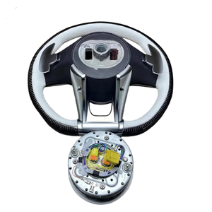 Volante Clásico de Cuero y Fibra de Carbono para <span class=keywords><strong>Mercedes</strong></span>-Benz GLC GLE GT - Para <span class=keywords><strong>Mercedes</strong></span> Benz Clase V W447 - Product Image 4