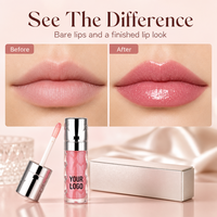 Gloss à lèvres végan, marque privée, haute qualité, effet miroir, longue tenue, aspect naturel, paillettes nacrées