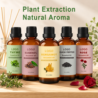 Botol Minyak Esensial 118ml Custom, Pesanan Grosir, Personalisasi, Aroma Tunggal Mawar Lavender Lemon, Campuran Aroma, Label Pribadi