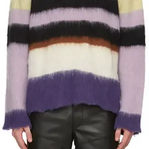 2024 LOGO personnalisé OEM & ODM Mohair tricots <span class=keywords><strong>pull</strong></span> hommes <span class=keywords><strong>pull</strong></span> garçons col rond hiver coton <span class=keywords><strong>pull</strong></span> hommes - Product Image 6