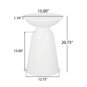 Mesa auxiliar de metal grande DB para exteriores - Product Image 5