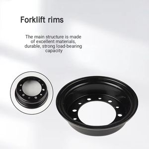 工場カスタムリム 8インチOTRリム 4.33R-8 フォークリフト用2ピースリム 18X7-8 工業用スチールリム - Product Image 4