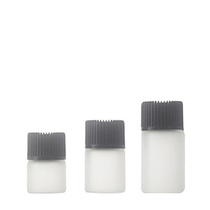 ミニ1ミリリットル2ミリリットル3ミリリットルフロストホワイト/アンバーEssential Oil <span class=keywords><strong>Glass</strong></span> Bottle Sample <span class=keywords><strong>Glass</strong></span> Vial With Inner Plug And Screw Cap - Product Image 1