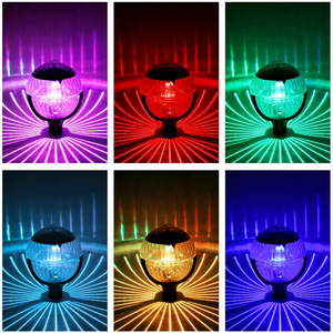 Lámpara Solar de Jardín con Forma de Bola Mágica, Luz LED con Estaca, Cambio de Color, Resistente al Agua, Decorativa para Exteriores - Product Image 2