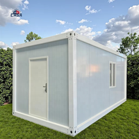 Fast-Assemble 20FT Flat Pack Container House Pas Cher Mobile Préfabriqué Modulaire Portable Salon en Acier