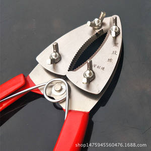 Sécateur à double lame Black Rose en acier inoxydable, outil de taille manuel pour arbres fruitiers, manche rouge - Product Image 1