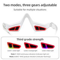 Lunettes de massage oculaire électriques certifiées CE, OEM ODM, avec vibration manuelle et thérapie thermique, anti-rides, anti-cernes et raffermissantes pour les yeux
