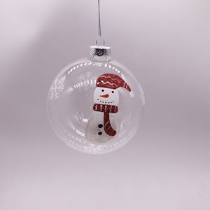 Hot Selling European Christmas Glass Decoration LED <strong>Lights</strong> 14cm Christmas Glass Ball Cover Desktop Decoration <strong>Snowball</strong> <strong>Lights</strong> - Product Image 3