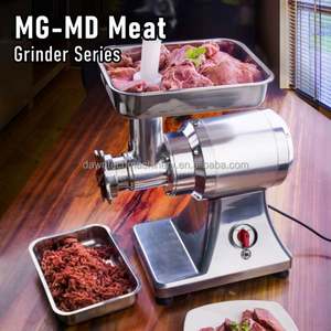 Picadora de Carne Eléctrica Comercial para Cocina de Hotel, Molinillo de Carne de Acero Inoxidable con Motor OEM de Cobre Plateado, Potente para Procesamiento de Alimentos - Product Image 3