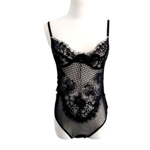 European and American export best-selling transparent mesh backless bra, sexy tight bodysuit lingerie L2006 - Product Image 2