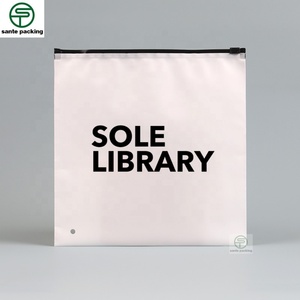 Reusable Plastic Zipper Seal Bags Frosted Waterproof Luggage Storage Pouch for U Disk Data Line - Product Image 3