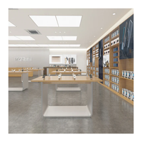 M2 Display Store Design Vitrine pour téléphone portable Vitrine murale Cash Mobile Phone Counter Cabinet Light Box Phone Shop Design