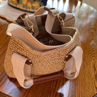 Sac fourre-tout de plage en raphia tressé fait main de haute qualité pour femme, sac à bandoulière de luxe pour l'été, vente en gros